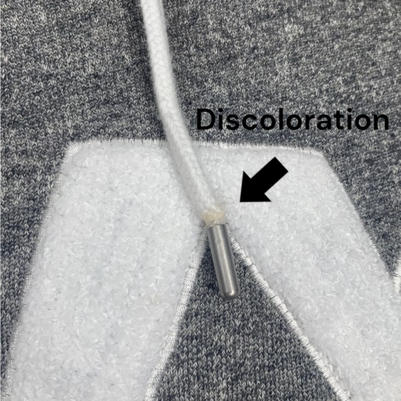 NWOT Ivy Park Women Sleeveless Cropped Logo Hoodie Grey Size XS Drawcord - Picture 11 of 12